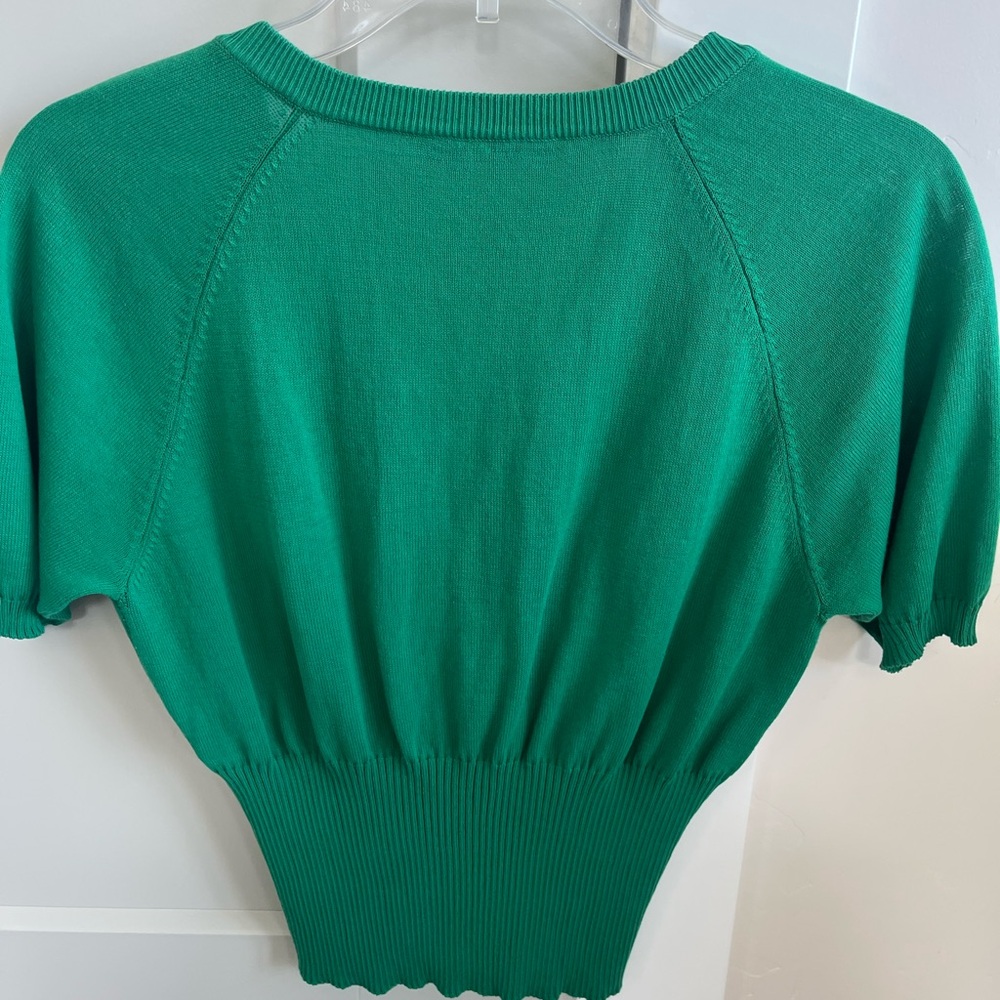Dolce & Gabbana Emerald Green Blouse - Picture 4 of 4